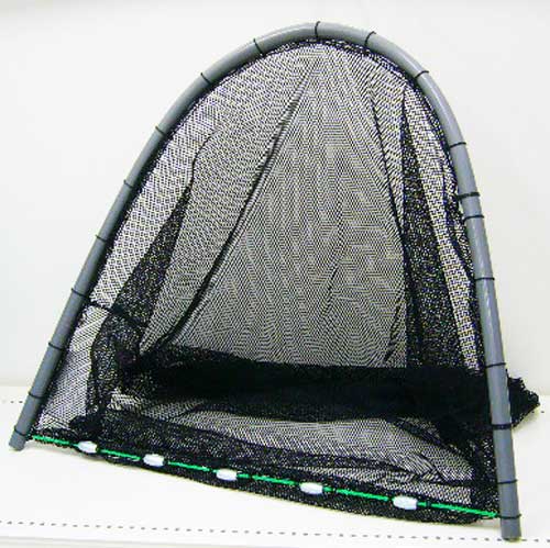 【70cm/深底】手押し網 サデ網　ガサガサ オールパイプ (ブルー) 70cm&frasl;オールパイプ&frasl;深底手押し網 サデ網 ガサガサ (ブルー) [O-1